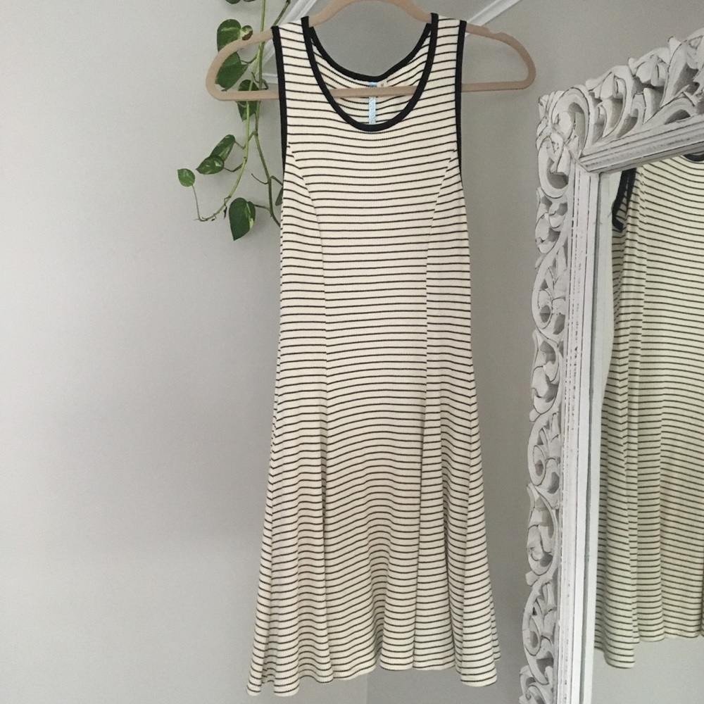 Striped Francesca's dress